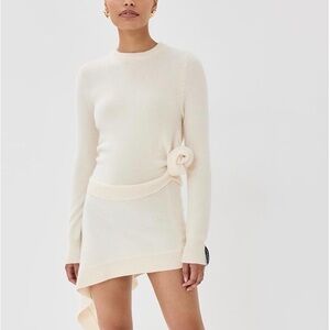 Elegant Cream Mini Dress